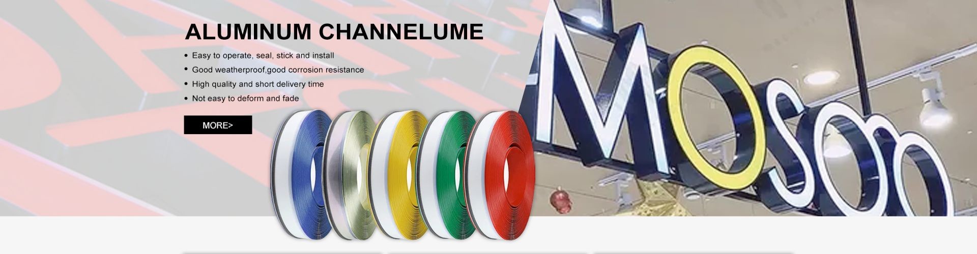 Qualität Aluminium Trim Cap für Kanalbrief usine