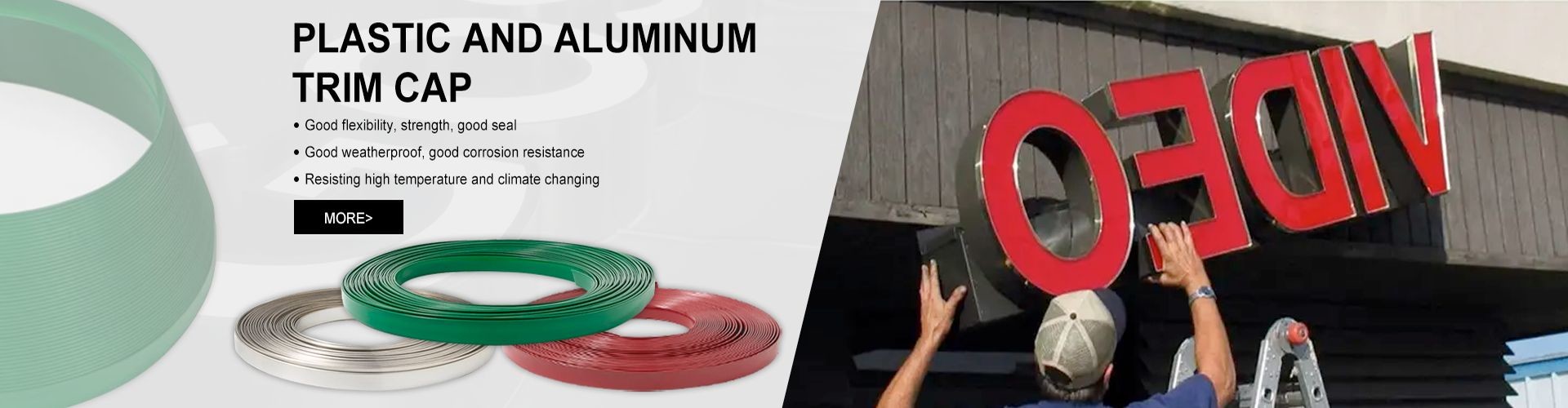 Qualität Aluminium Trim Cap für Kanalbrief usine