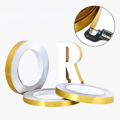 Beschichtet mit 0,6 mm Trim Cap Roll Channelume Trim Cap für Schilder Schwarz