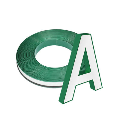 90 mm breite Trim Cap Signage Channelume Aluminium Spirale für Kanalbrief