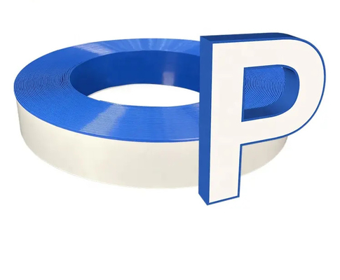 3D Werbung Aluminium Trim Cap 130mm Trimless Channel Letter Coil