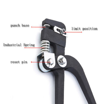 Metall-Kanal-Brief-Hole-Punch-Zangen Edelstahl-Hole-Punch-Tool für Kanal-Brief