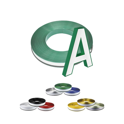 0.5mm 0,6mm Channelume Aluminium Trim Cap für Channel Letter Grün