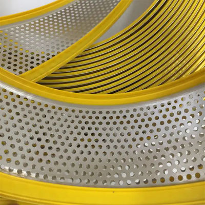 Goldene Aluminiumbandspule mit gefaltetem Rand Wortzeichen gebürsteter Aluminium-Spule