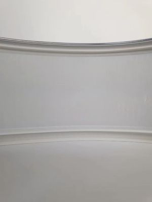 Spiegel-Sliver Aluminium Trim Cap Roll Hand Biegung Härte Kanal Brief Rand verschiedene Breiten