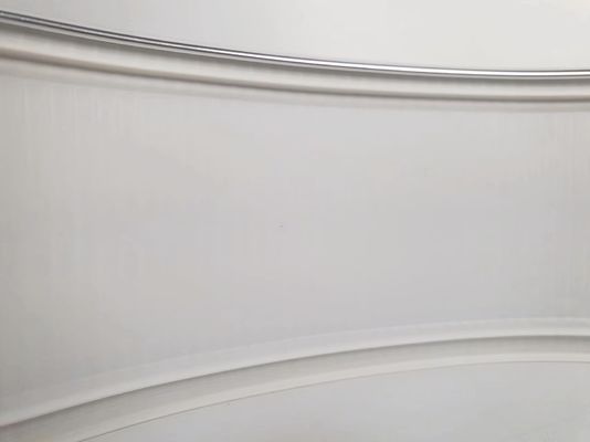 Spiegel-Sliver Aluminium Trim Cap Roll Hand Biegung Härte Kanal Brief Rand verschiedene Breiten