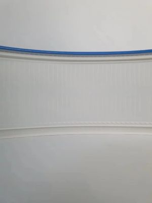 Kunststoff Aluminium Trim Cap Coil 70MM 50M Roll Aluminiumlegierung Härte