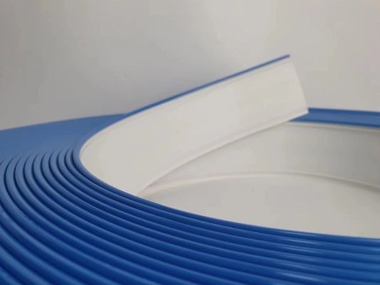 Anpassbarer J-Typ Trim Cap Rollen Handbiegen Blaue Farbe Aluminium Trim Cap