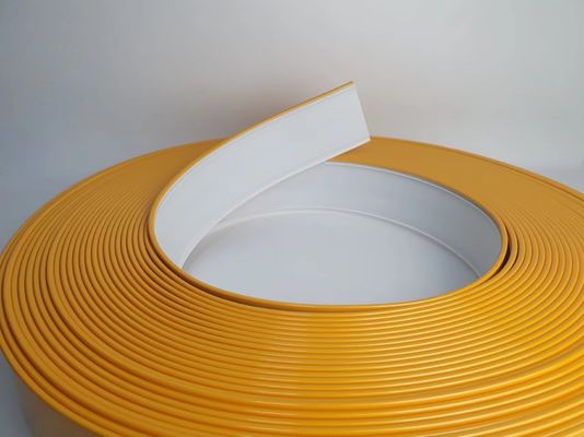 Kanalbrief Aluminium Trim Cap mit 70mm Breite in Gelb Aluminium Kanalbrief