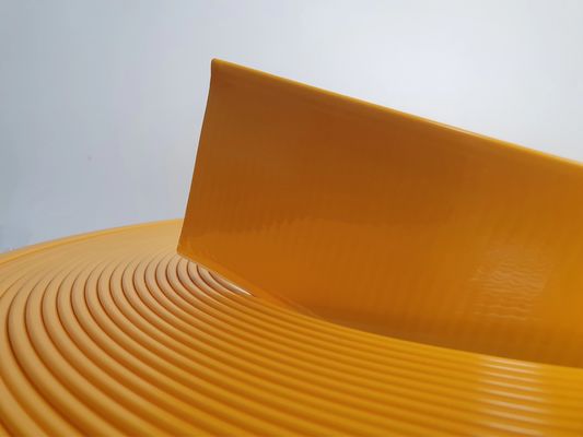 Kanalbrief Aluminium Trim Cap mit 70mm Breite in Gelb Aluminium Kanalbrief