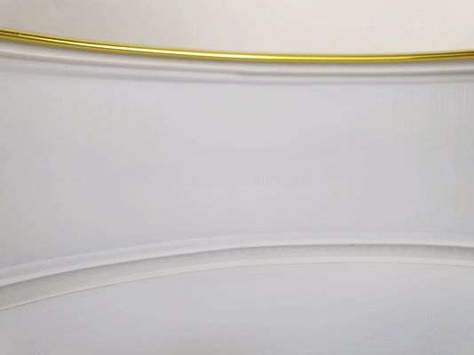 Handbeugen Aluminium Trim Cap für Kanal Brief gebürsteten Spiegel Gold Kanal Brief Trim Cap