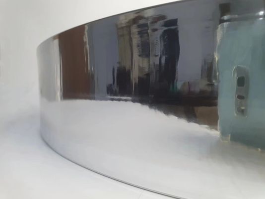 Hochharte Aluminium Aluminium Trim Cap mit Spiegel Silber Finish und Aluminiumlegierung Spirale