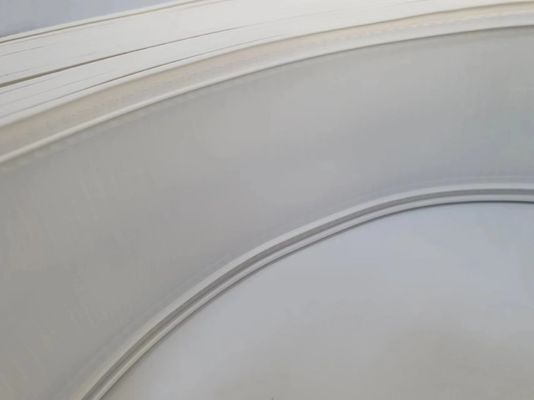 76 mm Aluminium Trim Cap Weiße Farbe mit reflektierender Oberfläche für exquisite Kanten