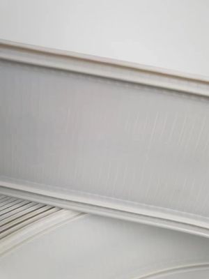 Weißfarbiger Kanal Brief Trim Cap mit Aluminium Härte 70MM 76MM 93MM