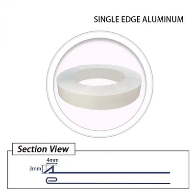 Beschilderung Anwendungen Kanal Brief Trim Cap Hochzeit Flat Aluminium Trim Cap