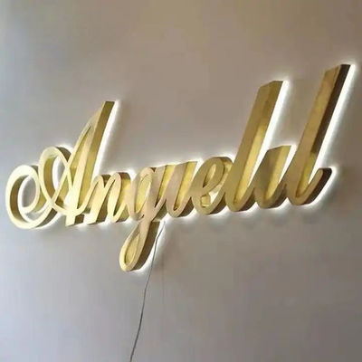 12V Eingangsspannung Hintergrundbeleuchtung Briefe Beschilderung Beleuchtete Briefschilder Werbung